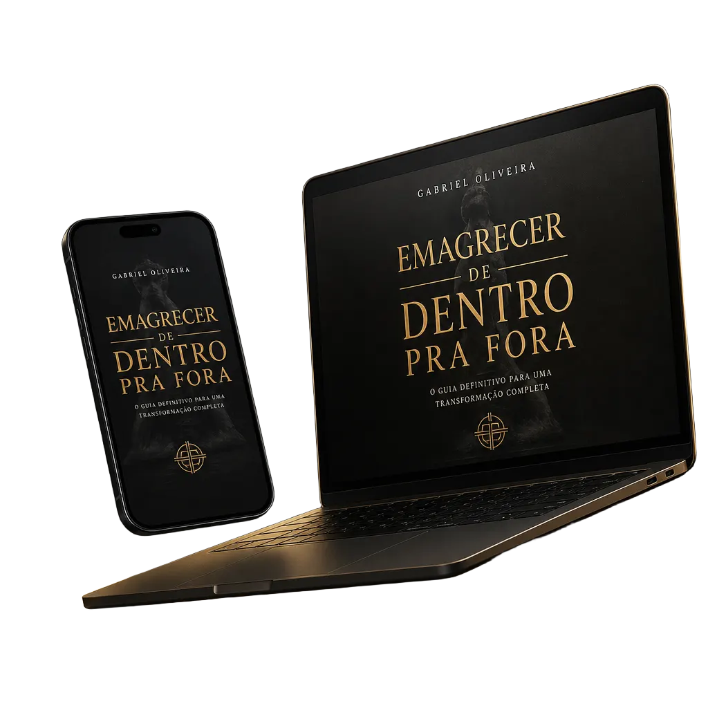 Ebook Emagrecer de Dentro pra Fora em celular e notebook